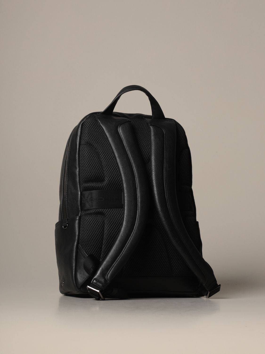 PIQUADRO: backpack for men - Black | Piquadro backpack CA3214B3 online ...
