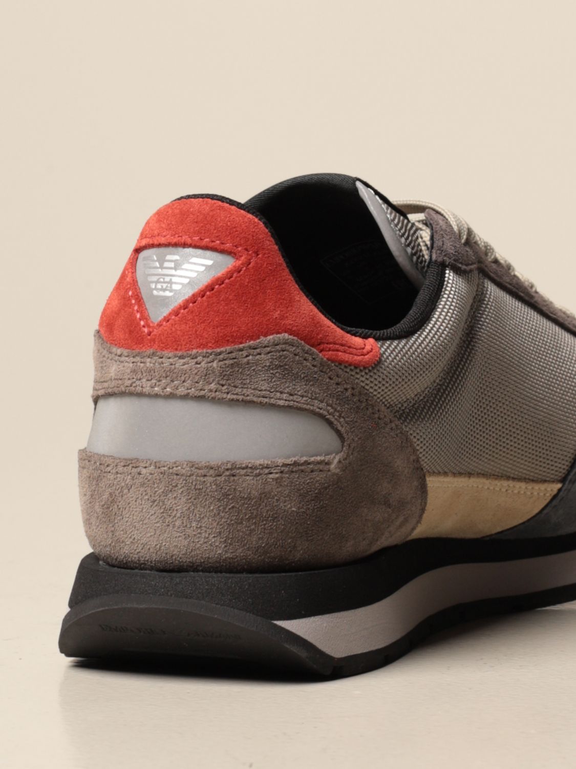 armani suede sneakers