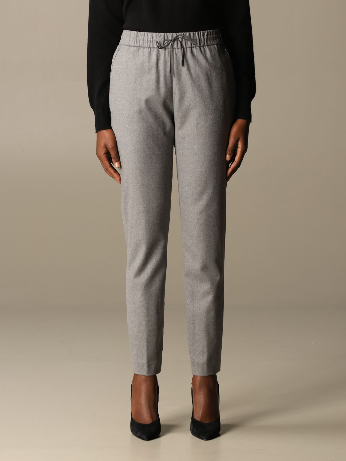 Fabiana Filippi Outlet: pants for woman - Grey | Fabiana Filippi pants