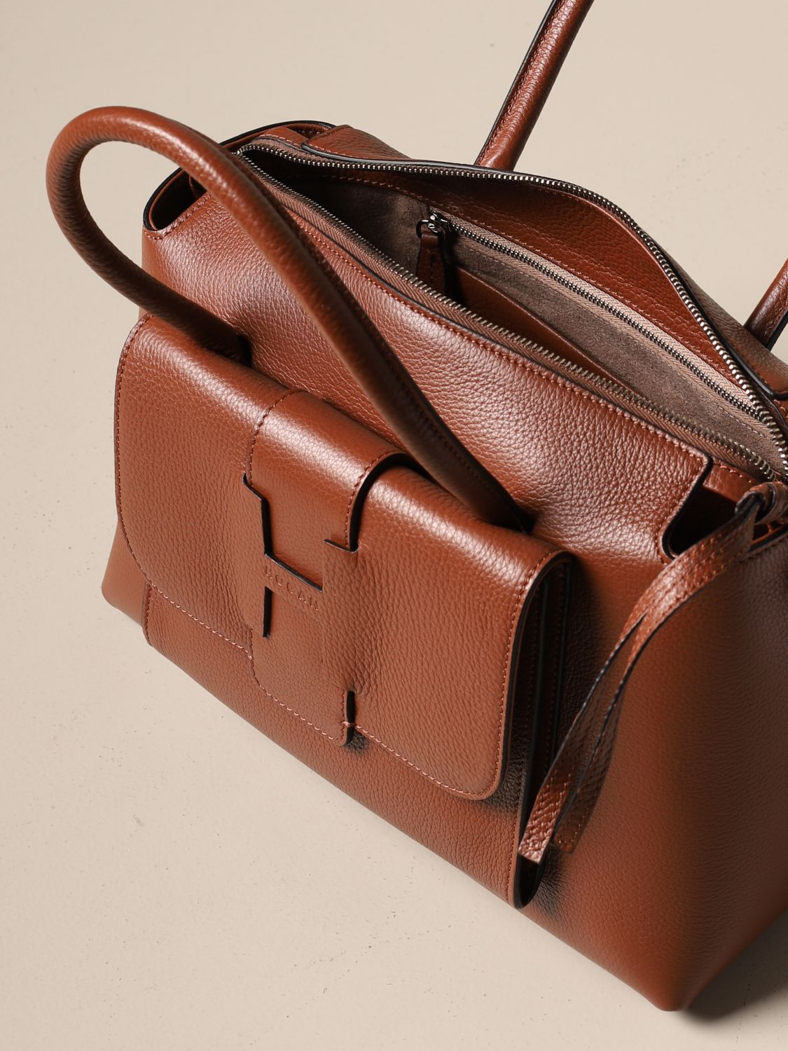 HOGAN: bag in genuine hammered leather | Shoulder Bag Hogan Women ...