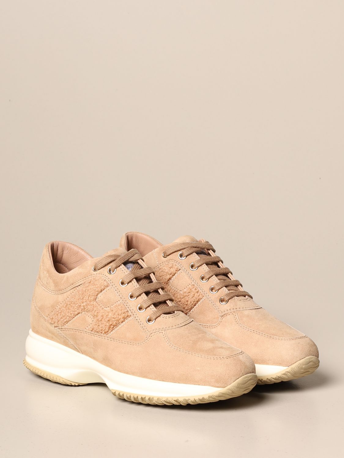 Hogan Autunno Inverno 20/21 sneakers maxi i active color cammello -  HXW4350BN51GI80PUP