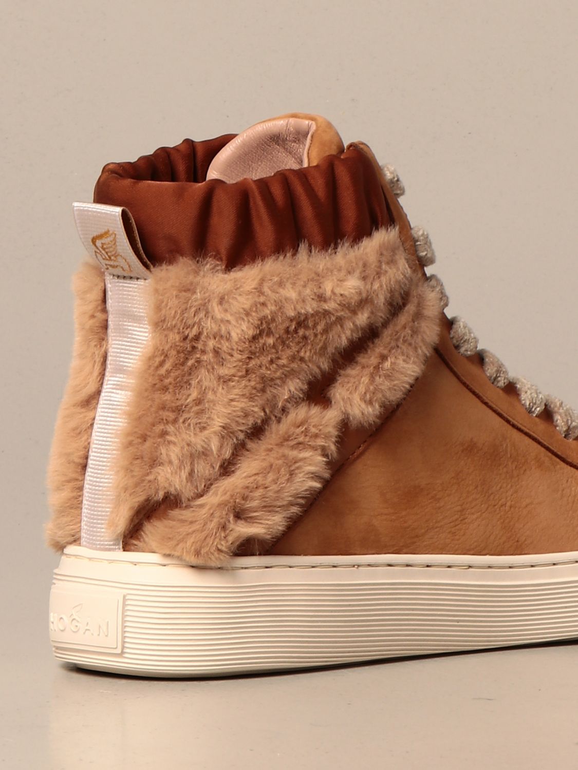 Hogan H365 - Nabuk Sneakers and Black Suede | Atterley