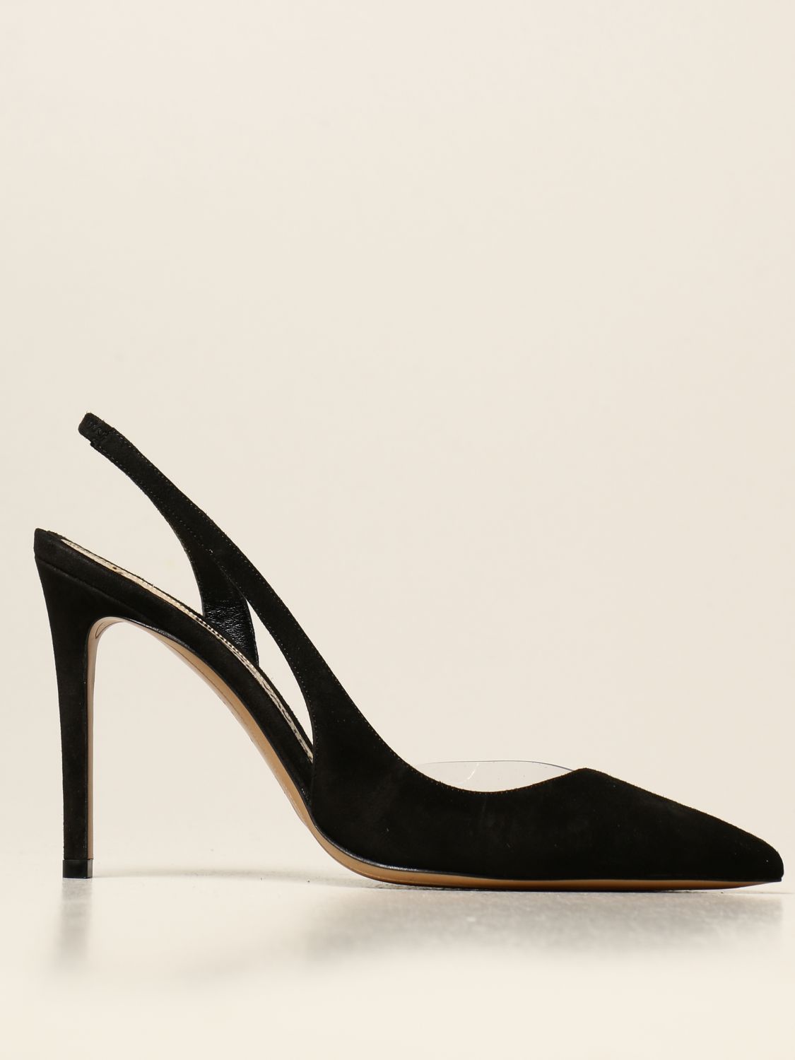 Alexandre Vauthier Outlet: pumps in suede and pvc - Black | High Heel ...