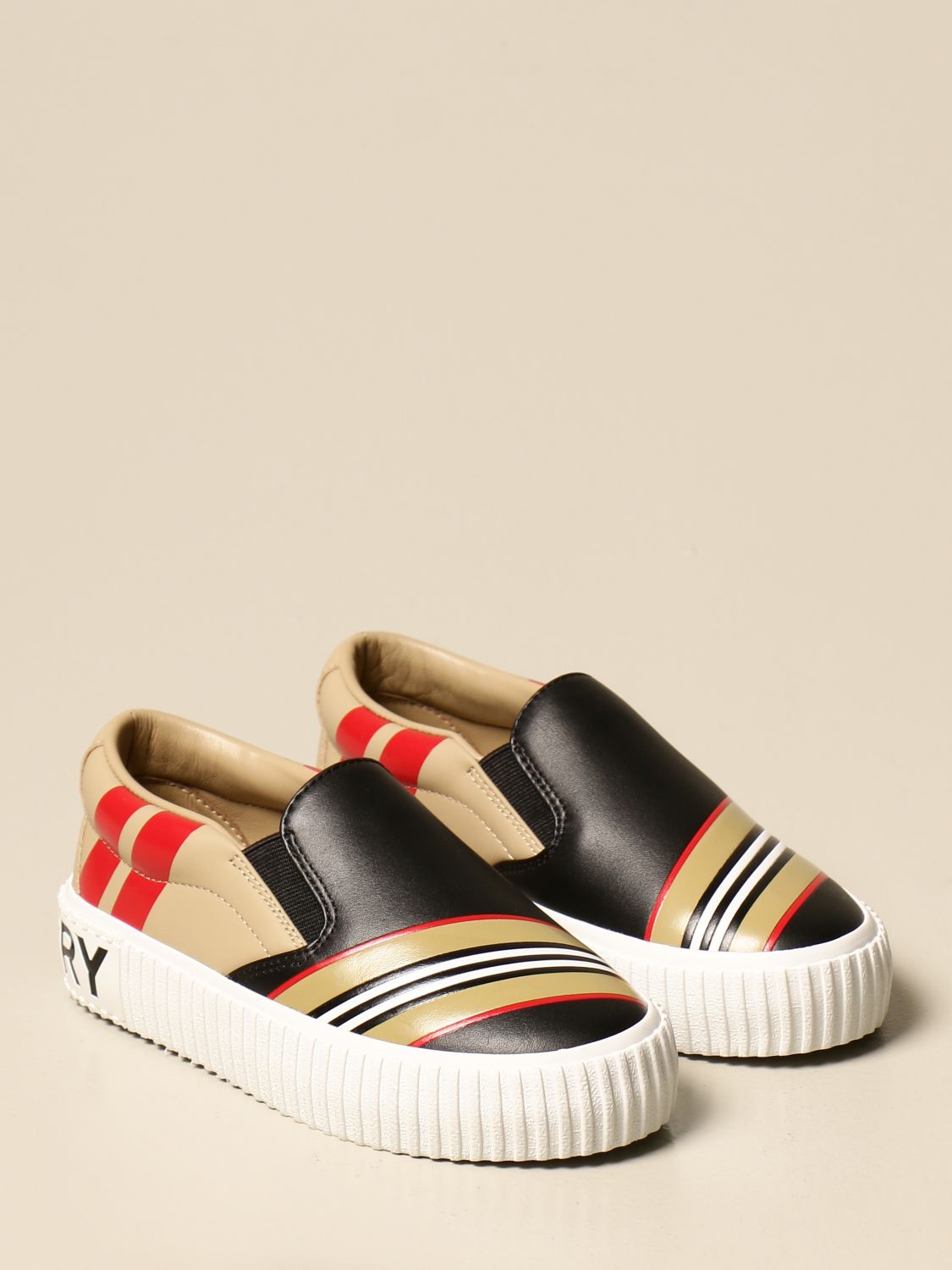 burberry slip on trainers