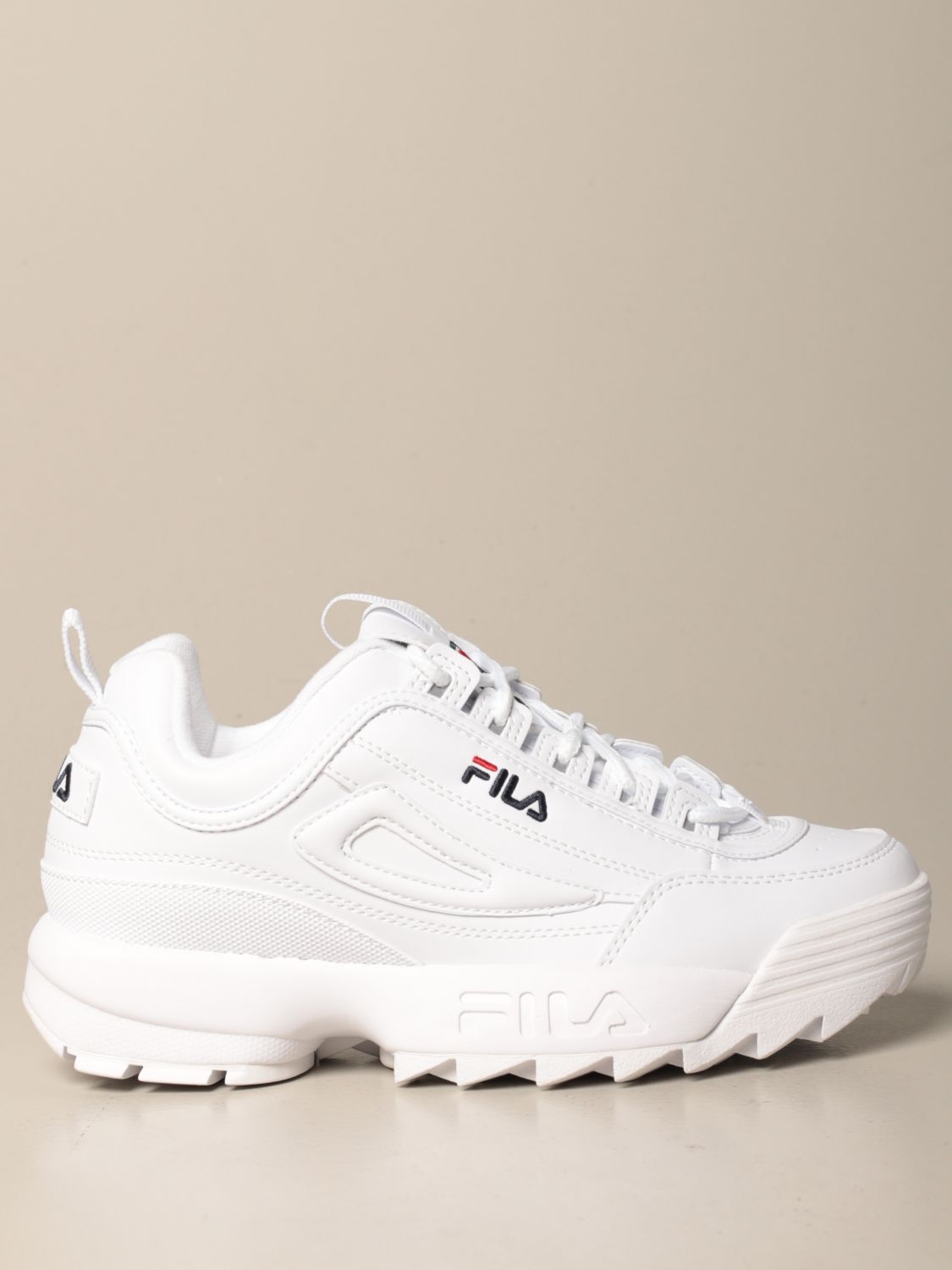 womens white fila sneakers