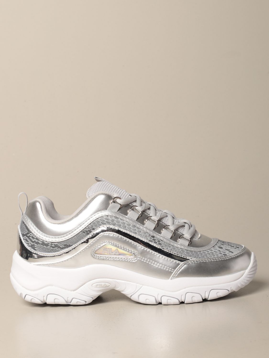fila silver sneakers