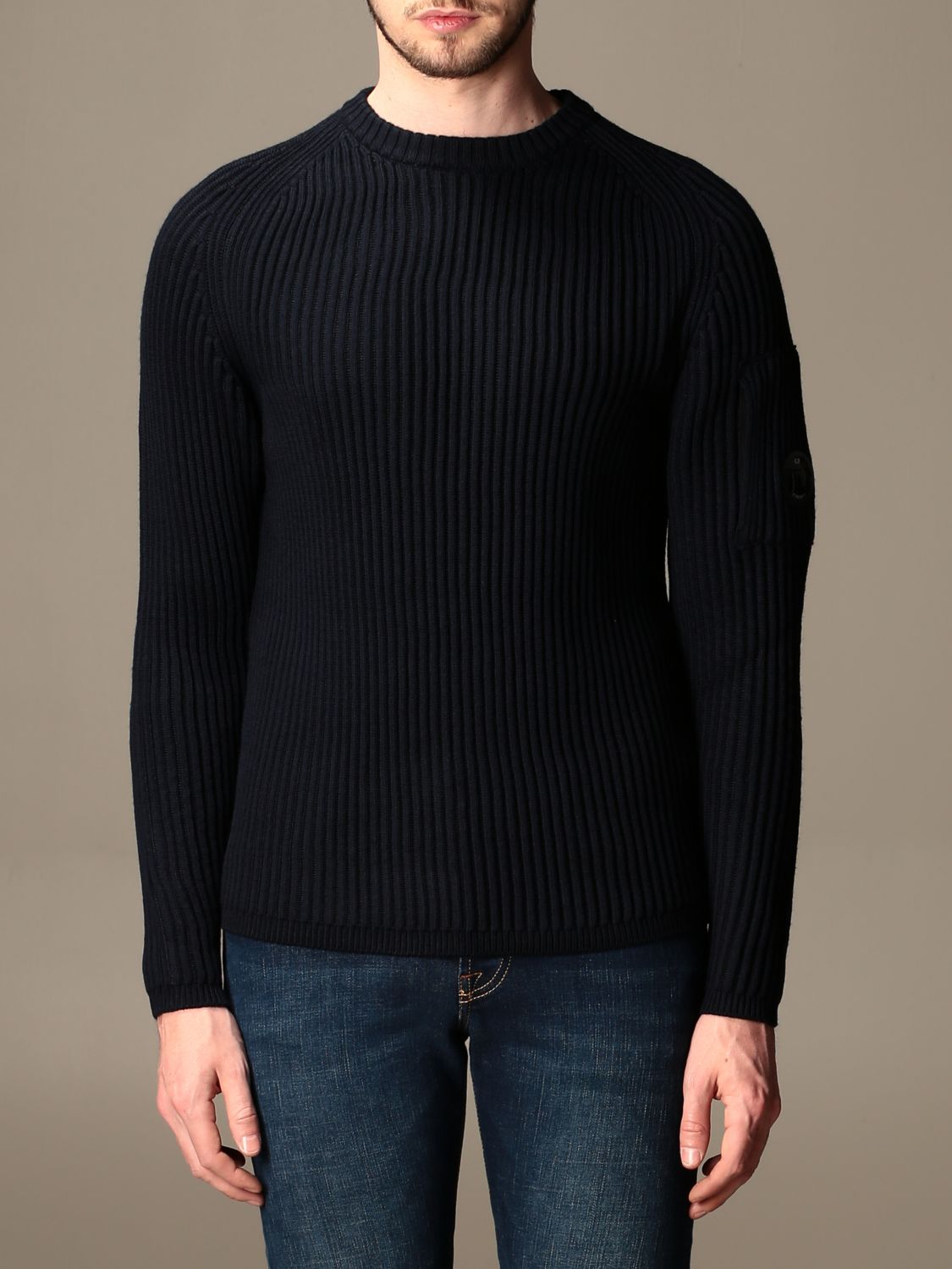 cp company jumper blue