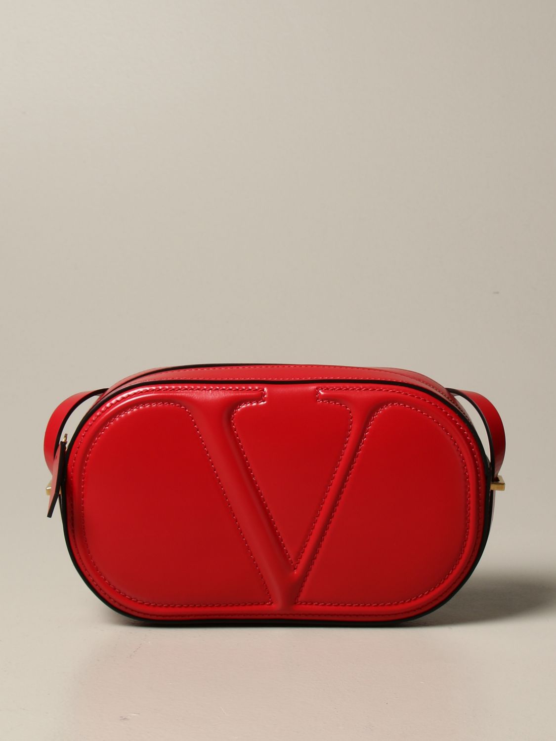 Valentino Garavani Red VRing Mini Crossbody Bag ○ Labellov ○ Buy and Sell  Authentic Luxury