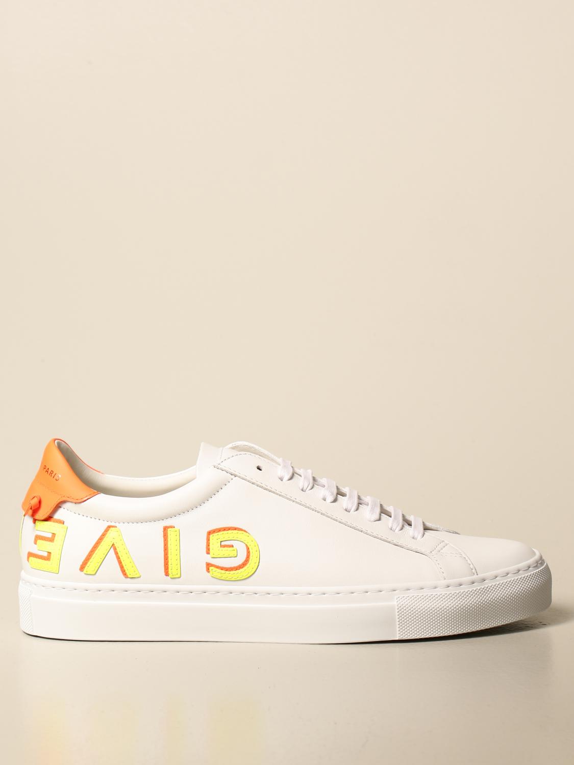 mens white givenchy trainers