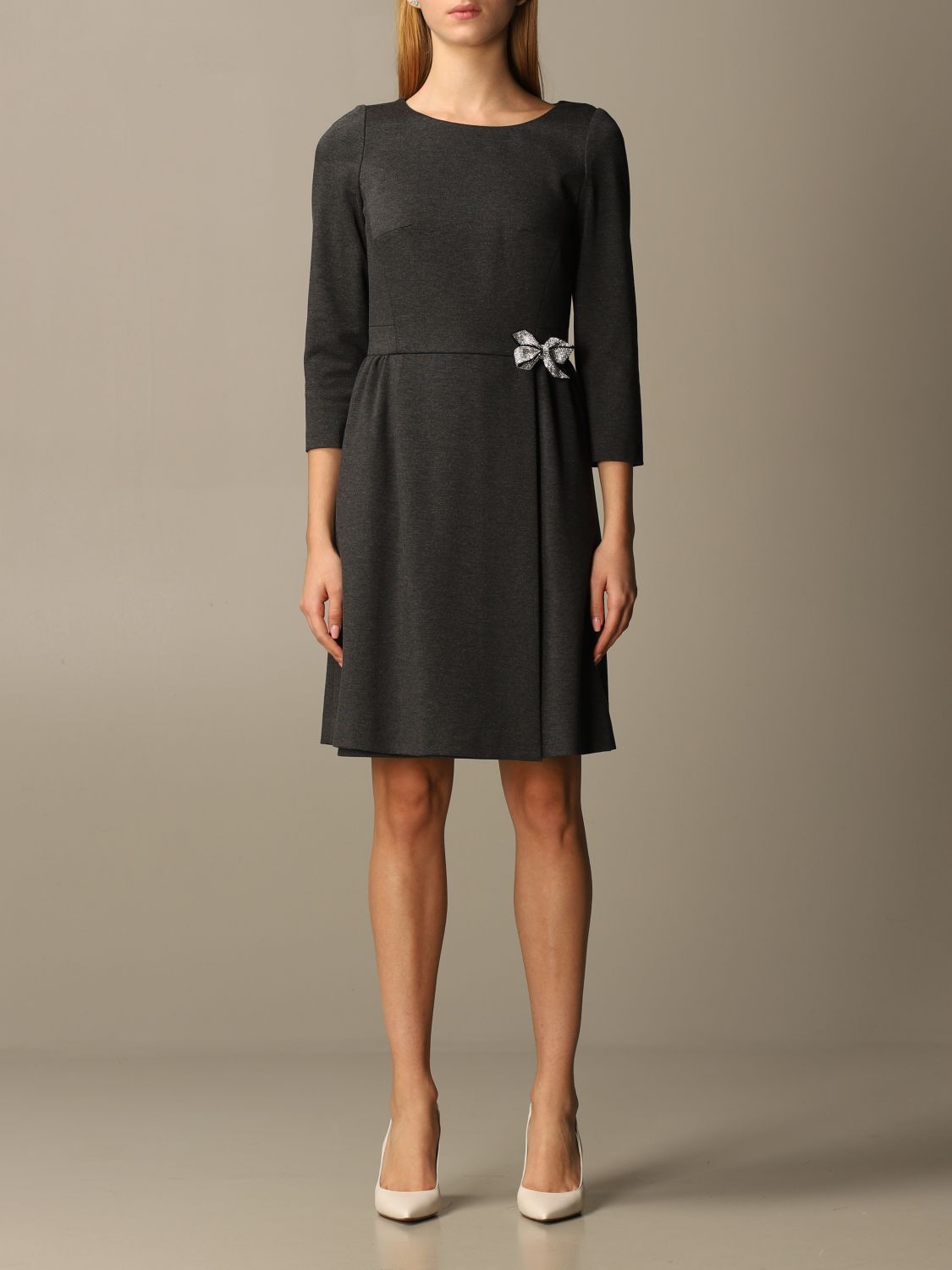 Blumarine Outlet dress for woman Grey Blumarine dress 23113 online