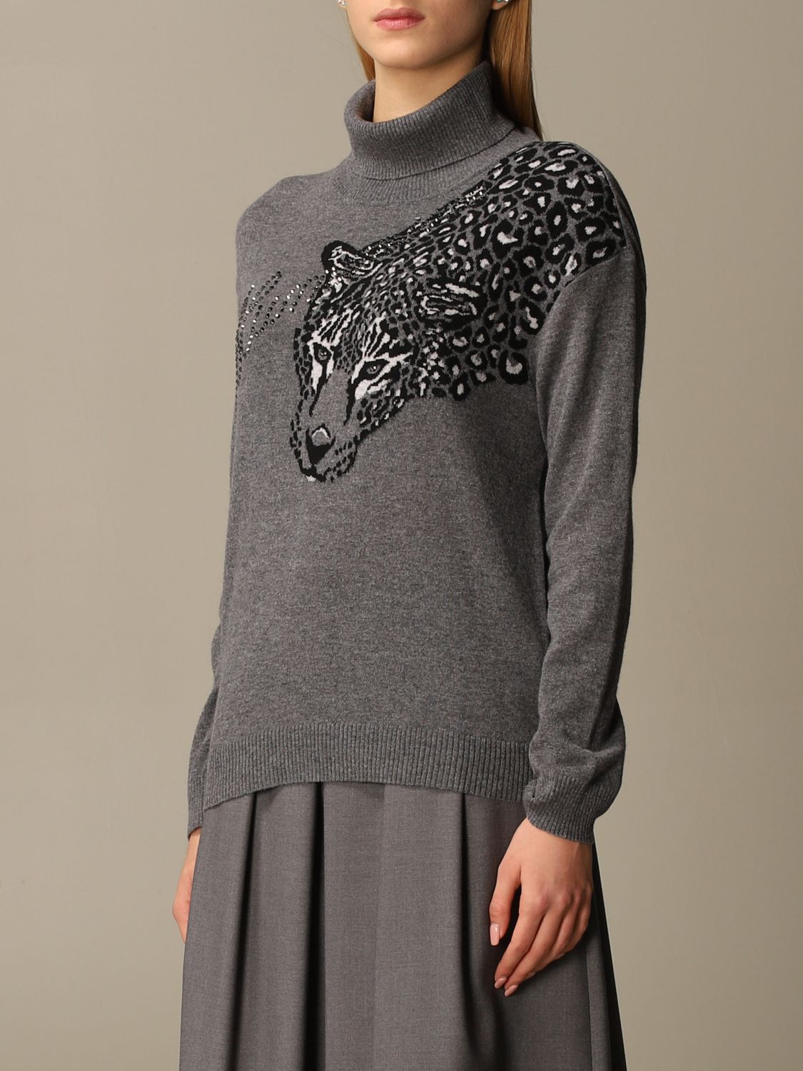 BLUMARINE sweater for woman Grey Blumarine sweater 23824 online on