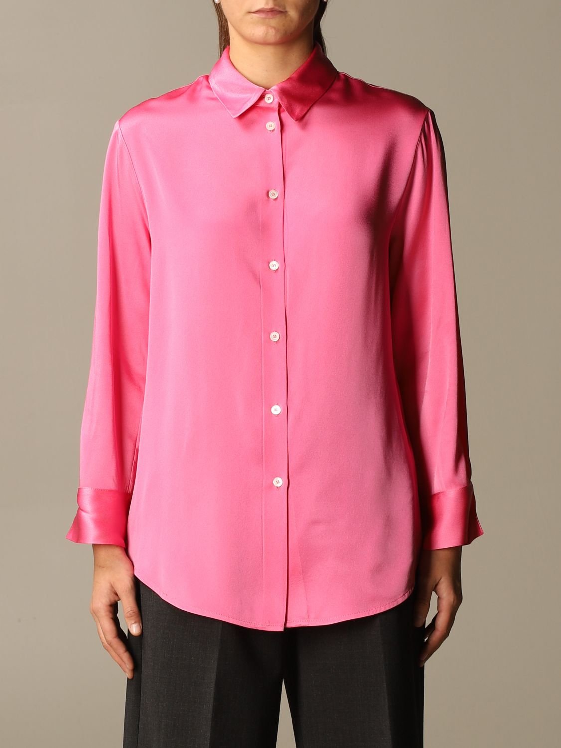 SEMICOUTURE: shirt for woman - Fuchsia | Semicouture shirt Y0WM06 ...