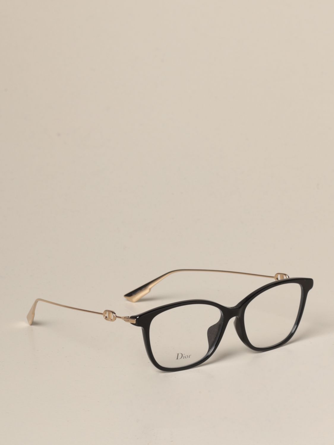 CHRISTIAN DIOR: acetate eyeglasses - Black | Christian Dior glasses ...