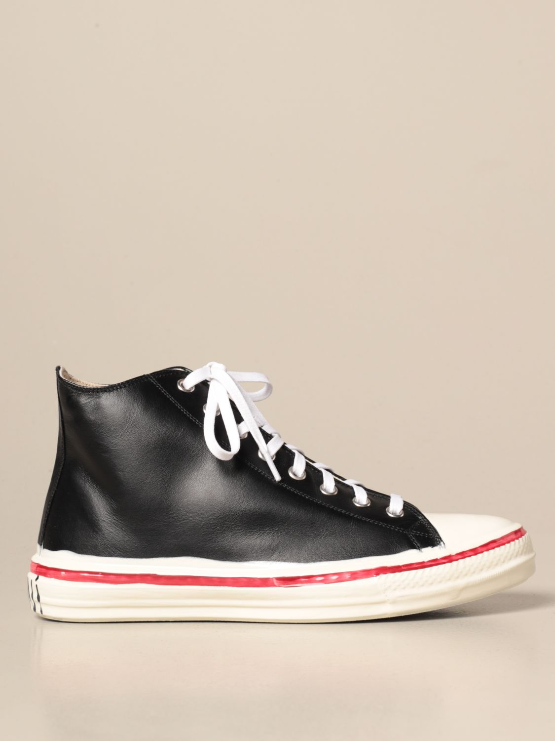 Marni sneakers in leather and rubber 
