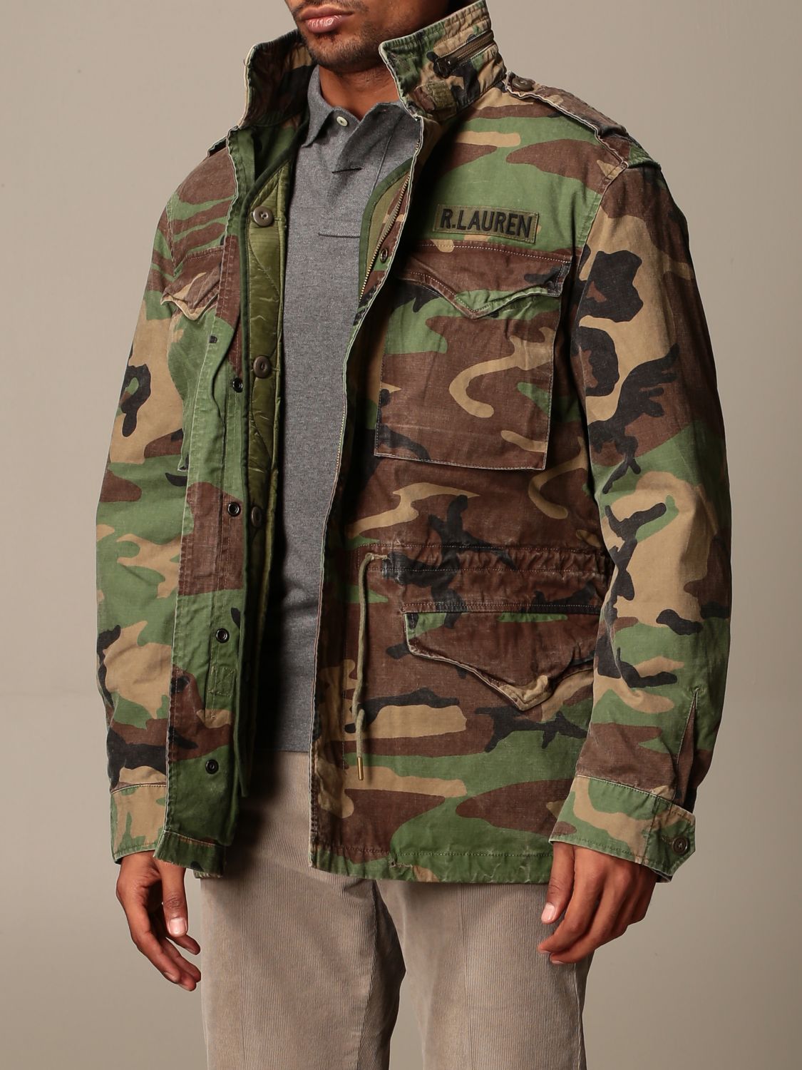 POLO RALPH LAUREN: camouflage sports jacket | Jacket Polo Ralph Lauren ...