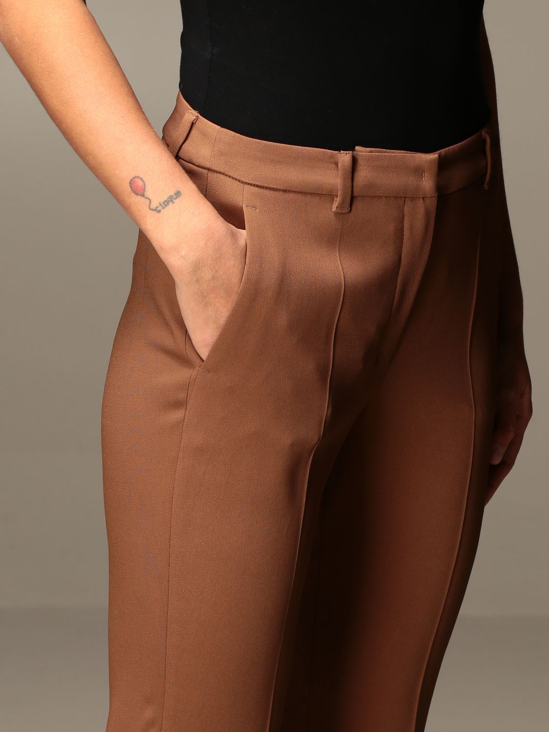 beige trousers women