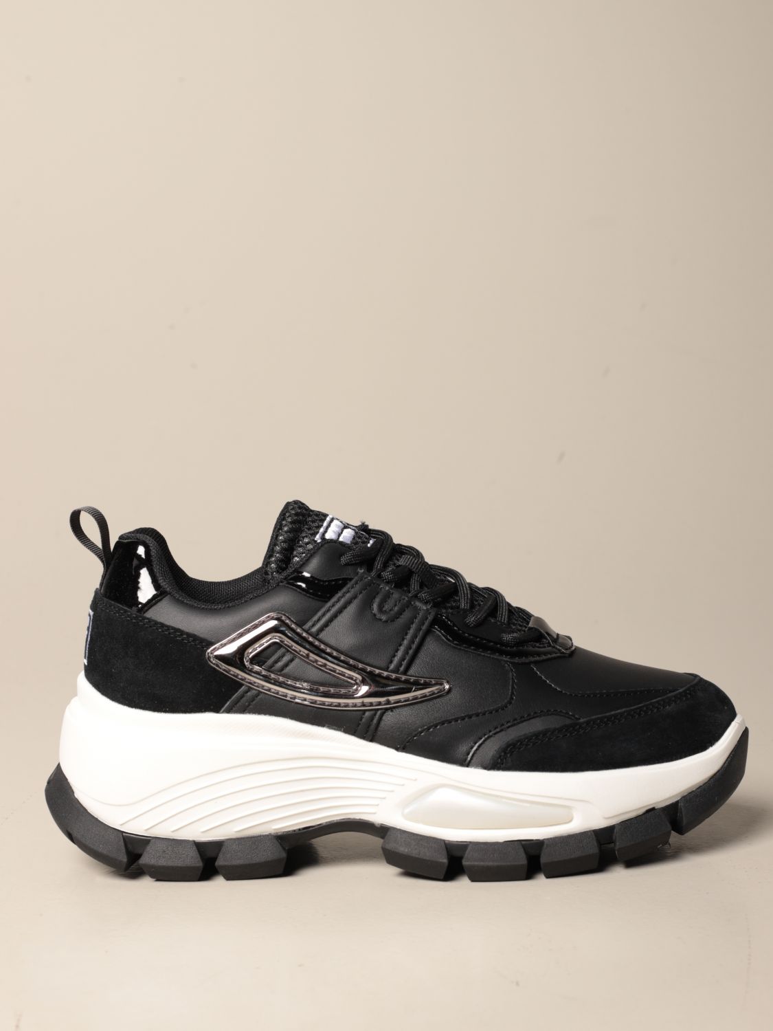 fila black leather sneakers
