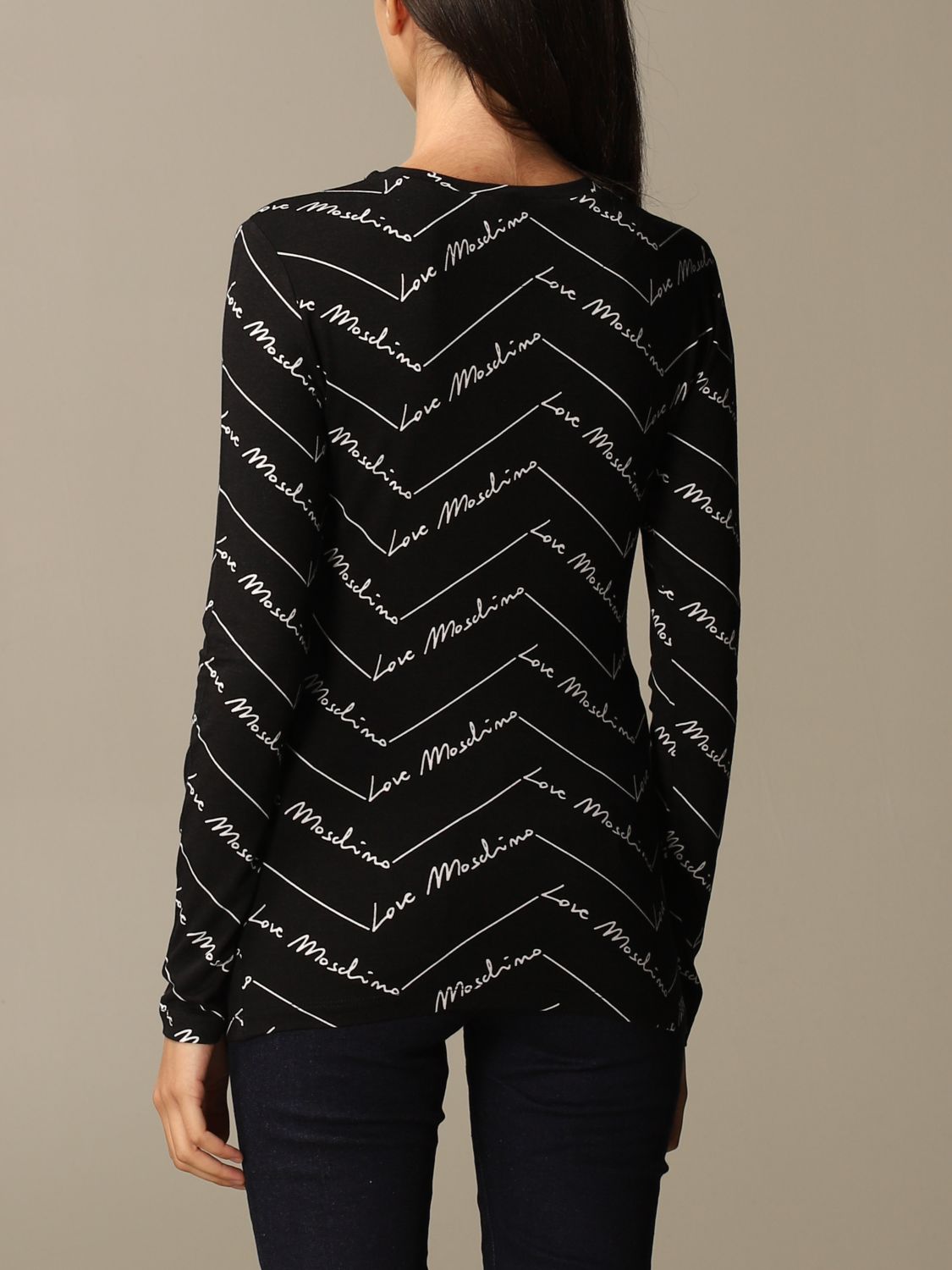 LOVE MOSCHINO jumper for women Black Love Moschino jumper W4G5200