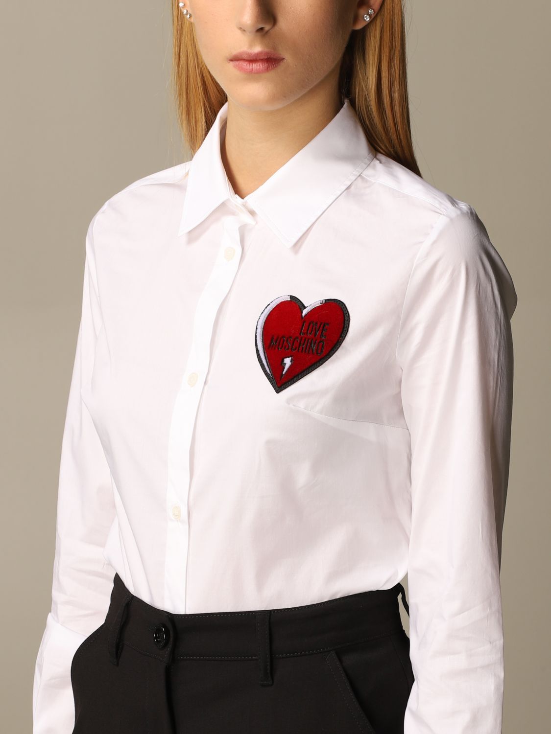 love moschino button down shirt
