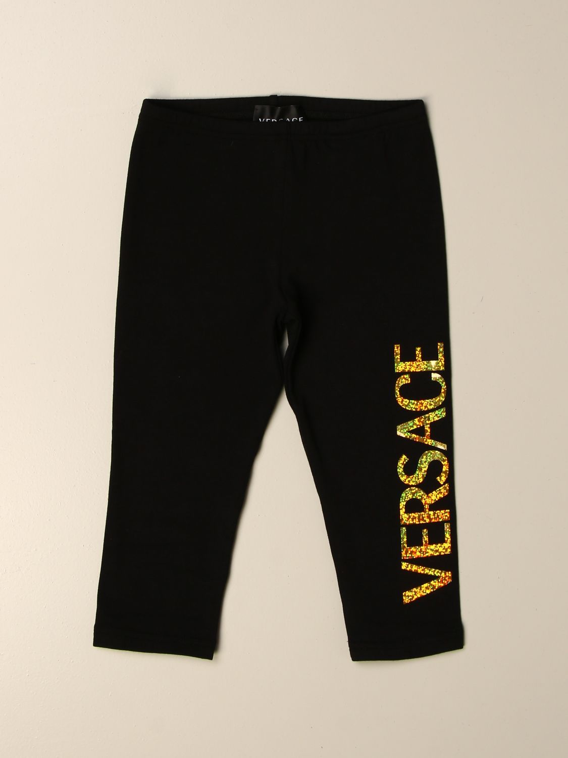 black versace pants
