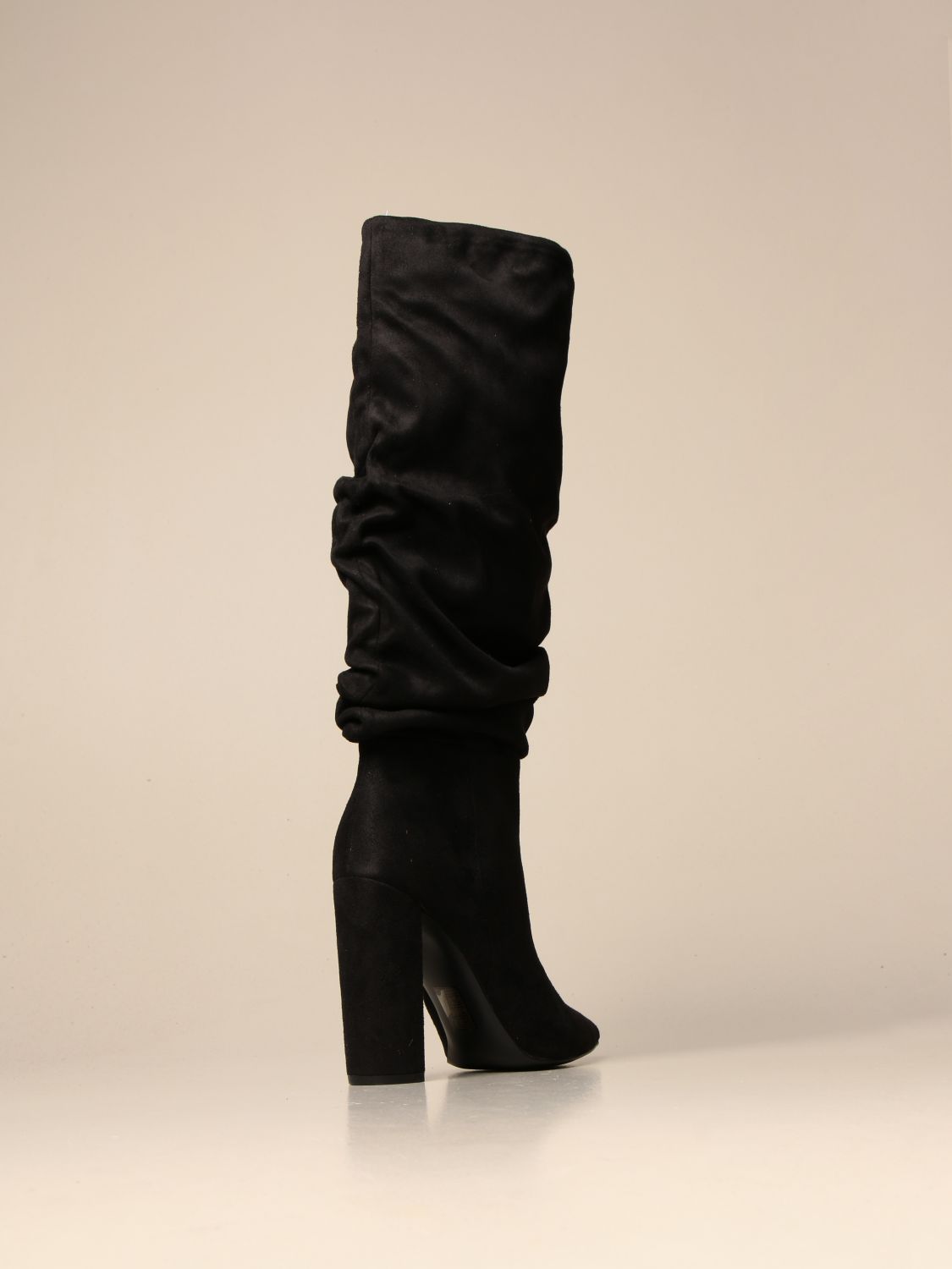 exceso Más lejano Comparar Steve Madden Outlet: boot in synthetic suede - Black | Steve Madden boots  SLOUCH online on GIGLIO.COM