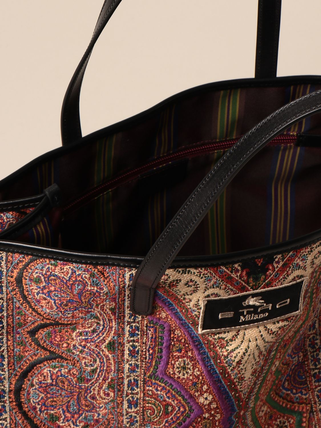 Preloved ETRO Milano Paisley Retro Design Shoulder Bag