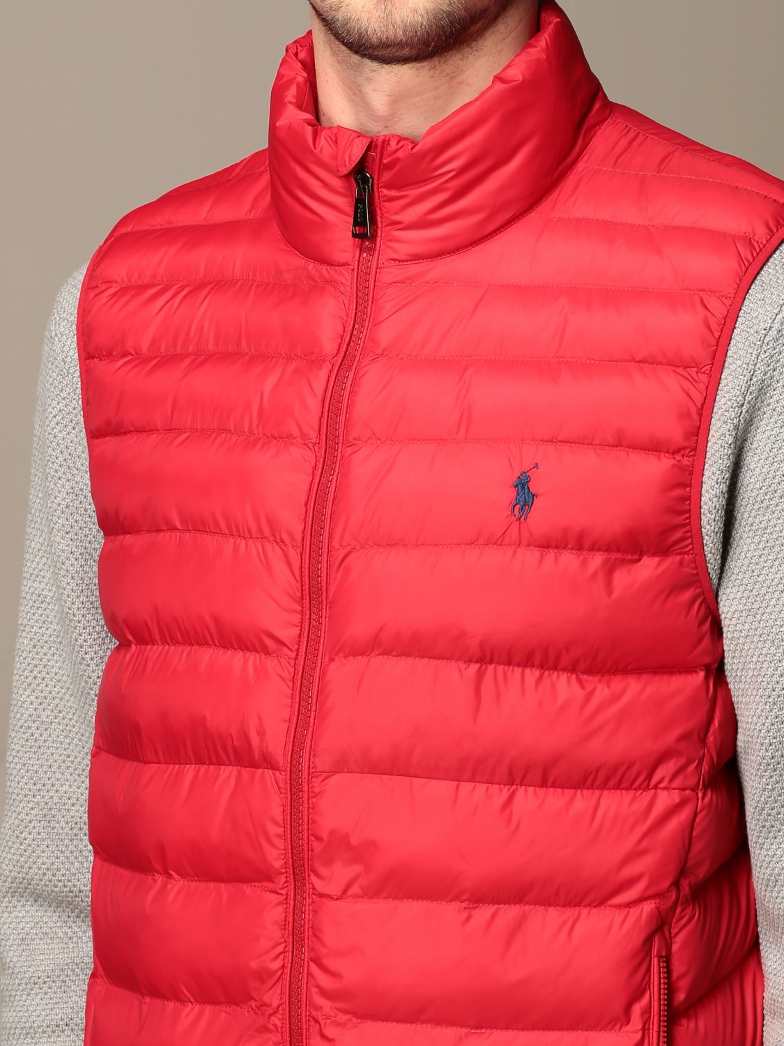 polo and vest