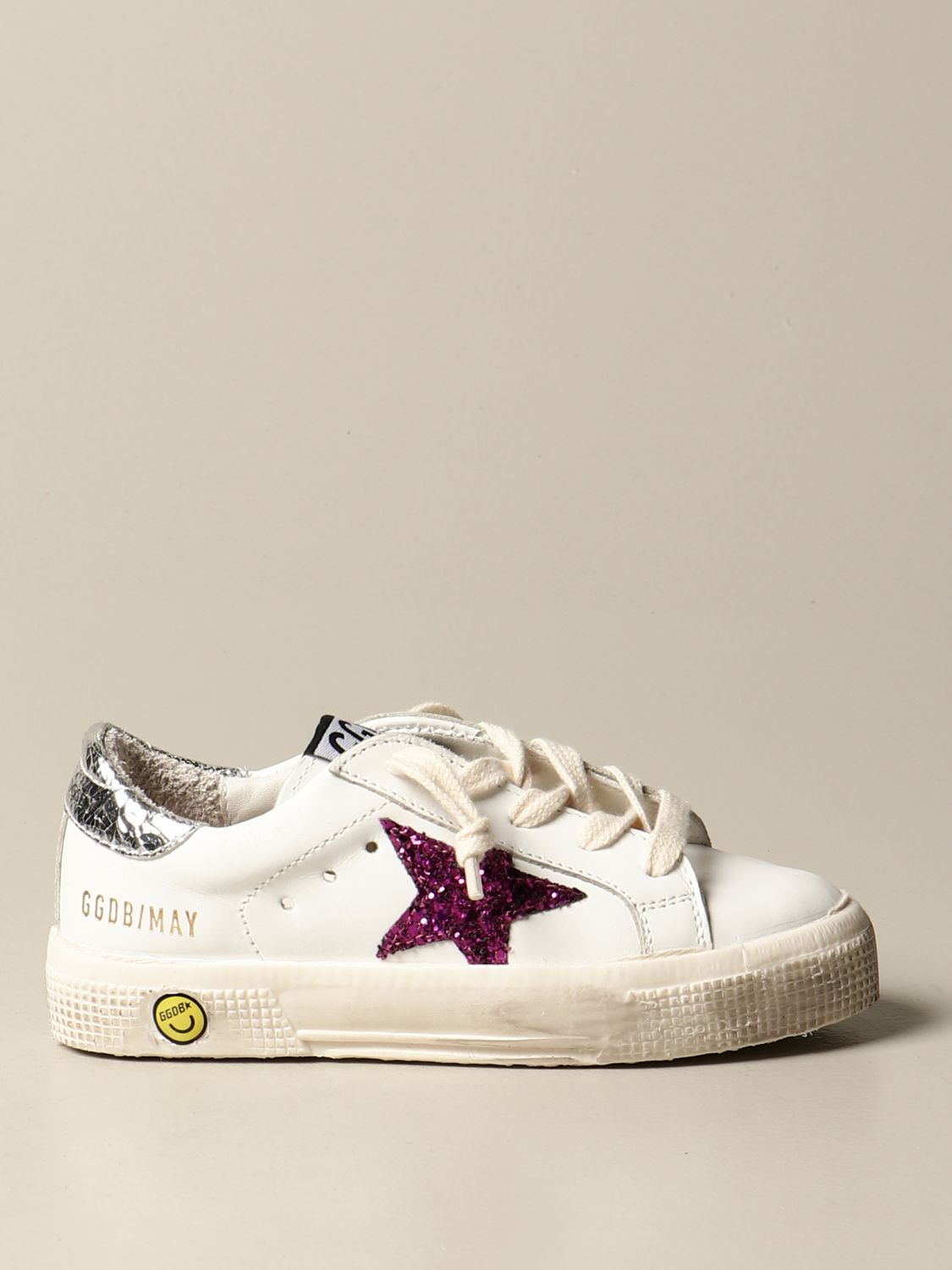 golden goose white may sneakers