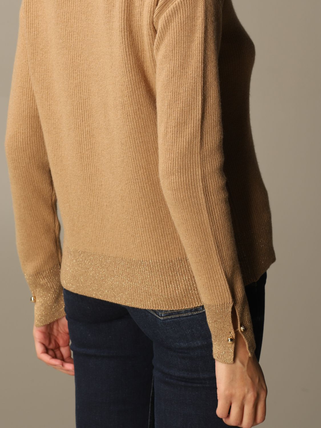 Liu Jo Outlet: sweater for woman - Camel | Liu Jo sweater CF0162MA86J