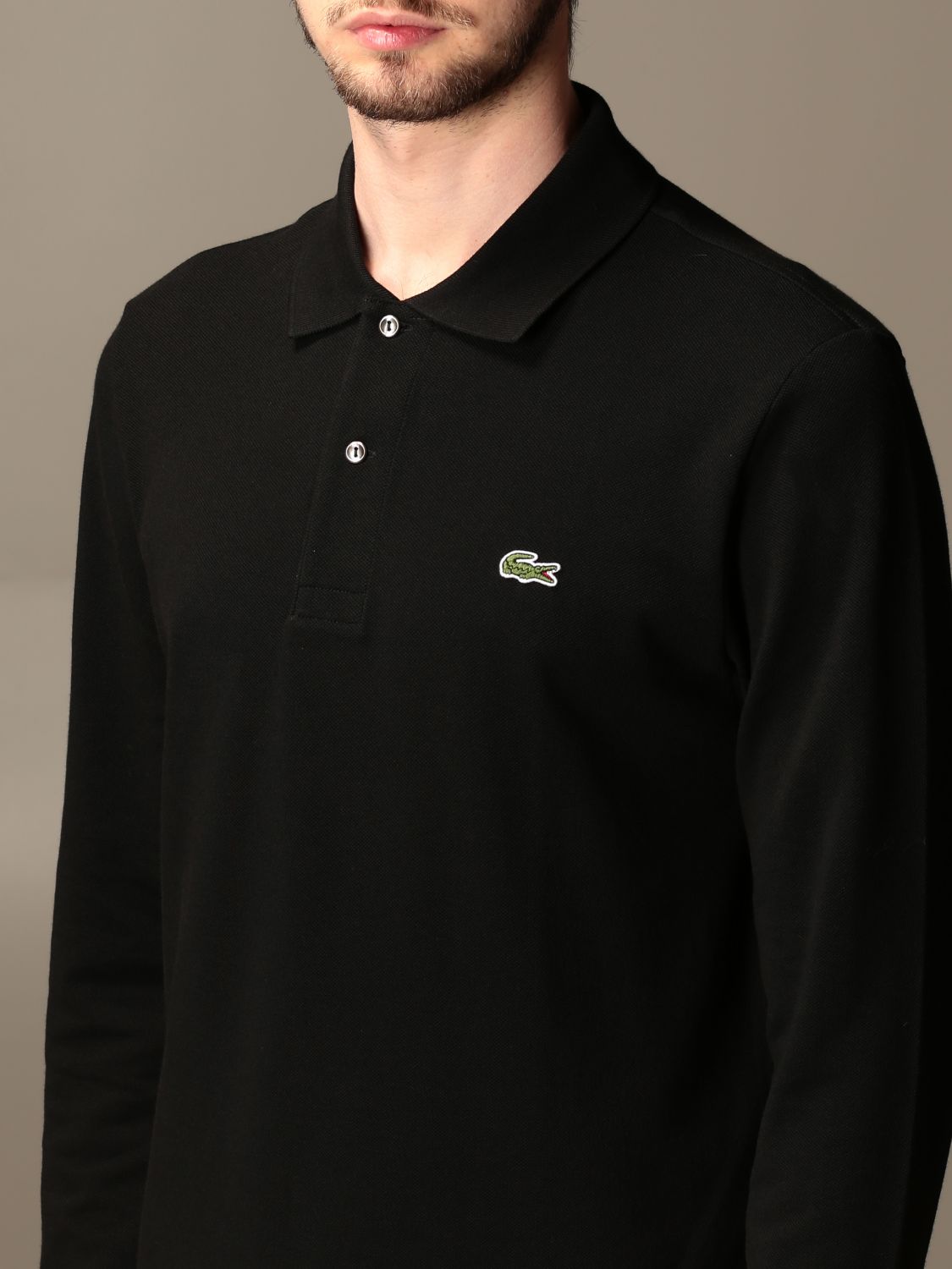 Lacoste Outlet: long sleeve polo shirt | Polo Shirt Lacoste Men | Polo Shirt Lacoste L1312 GIGLIO.COM