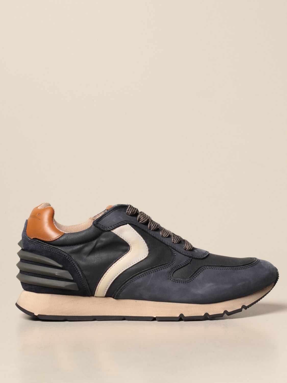 VOILE BLANCHE: sneakers for man - Blue | Voile Blanche sneakers 1C49 2015199 on GIGLIO.COM