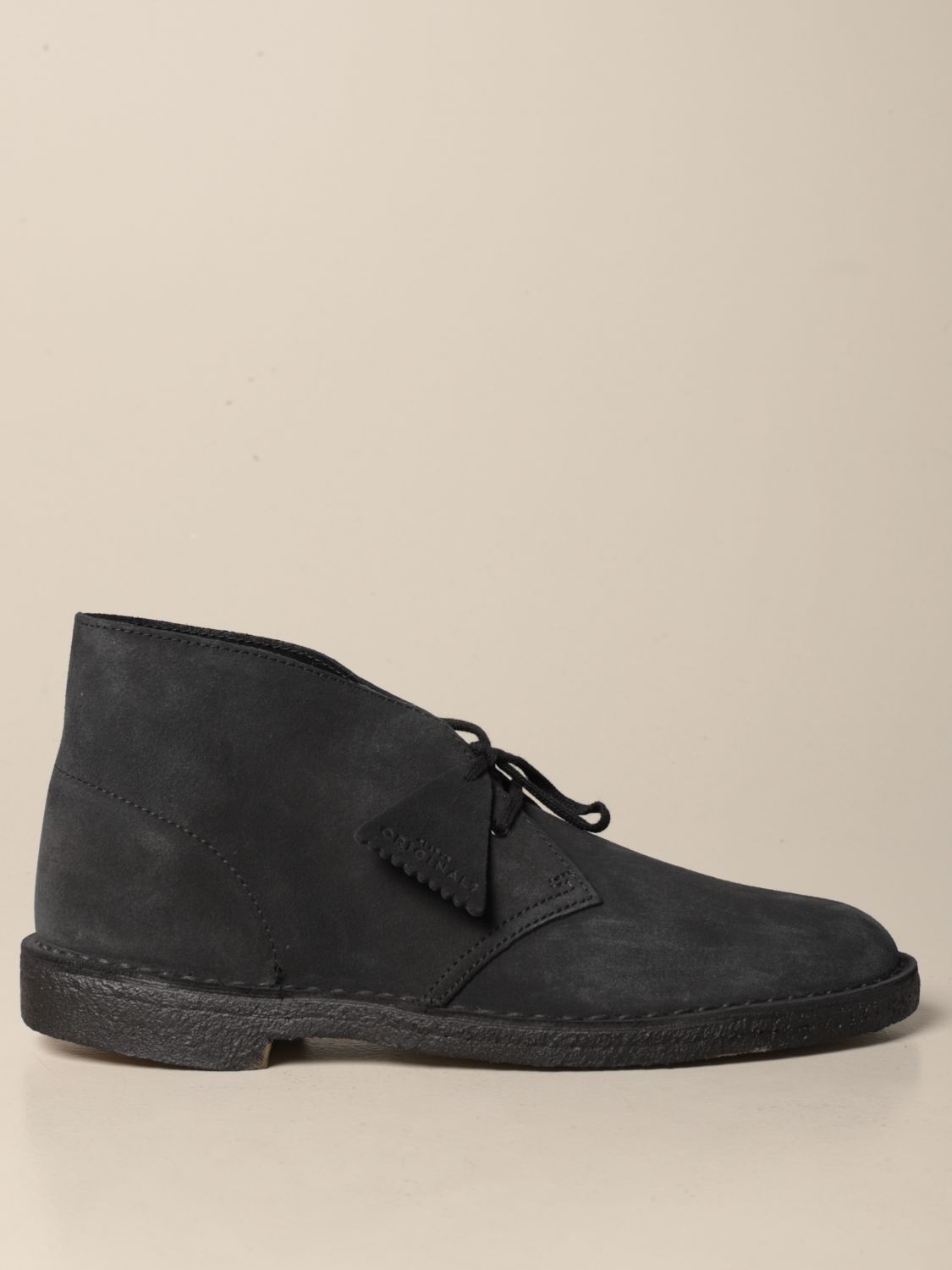 clarks navy boots