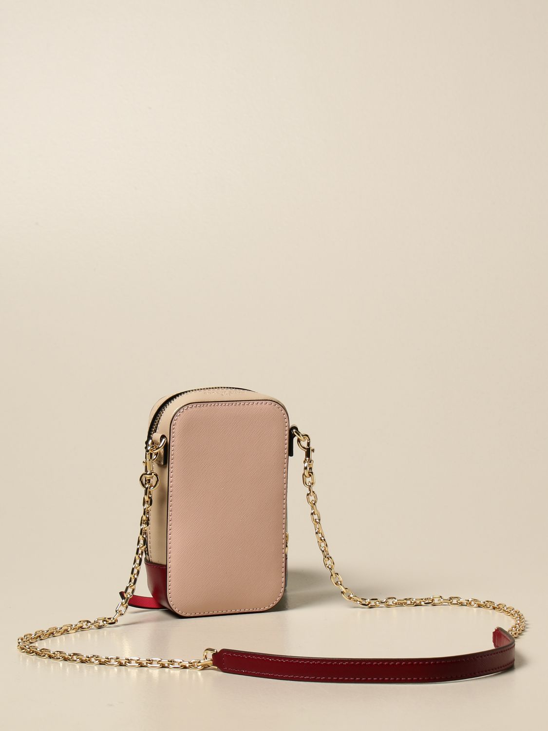 Light Pink M.A.R.C J.A.C.O.B.S Saffiano Leather Little Big Shot Top Handle