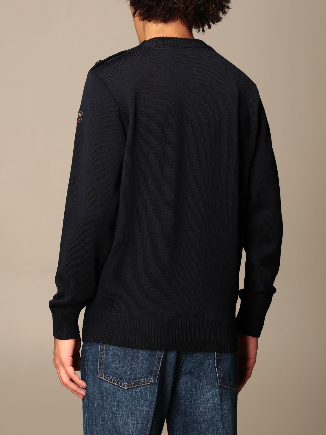 paul and shark crew button knitted jumper