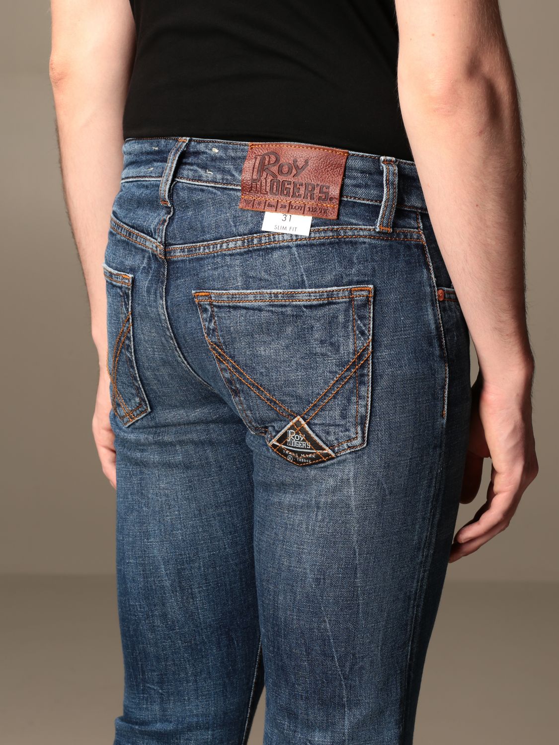 ROY ROGERS: jeans in used denim - Denim | Jeans Roy Rogers ...