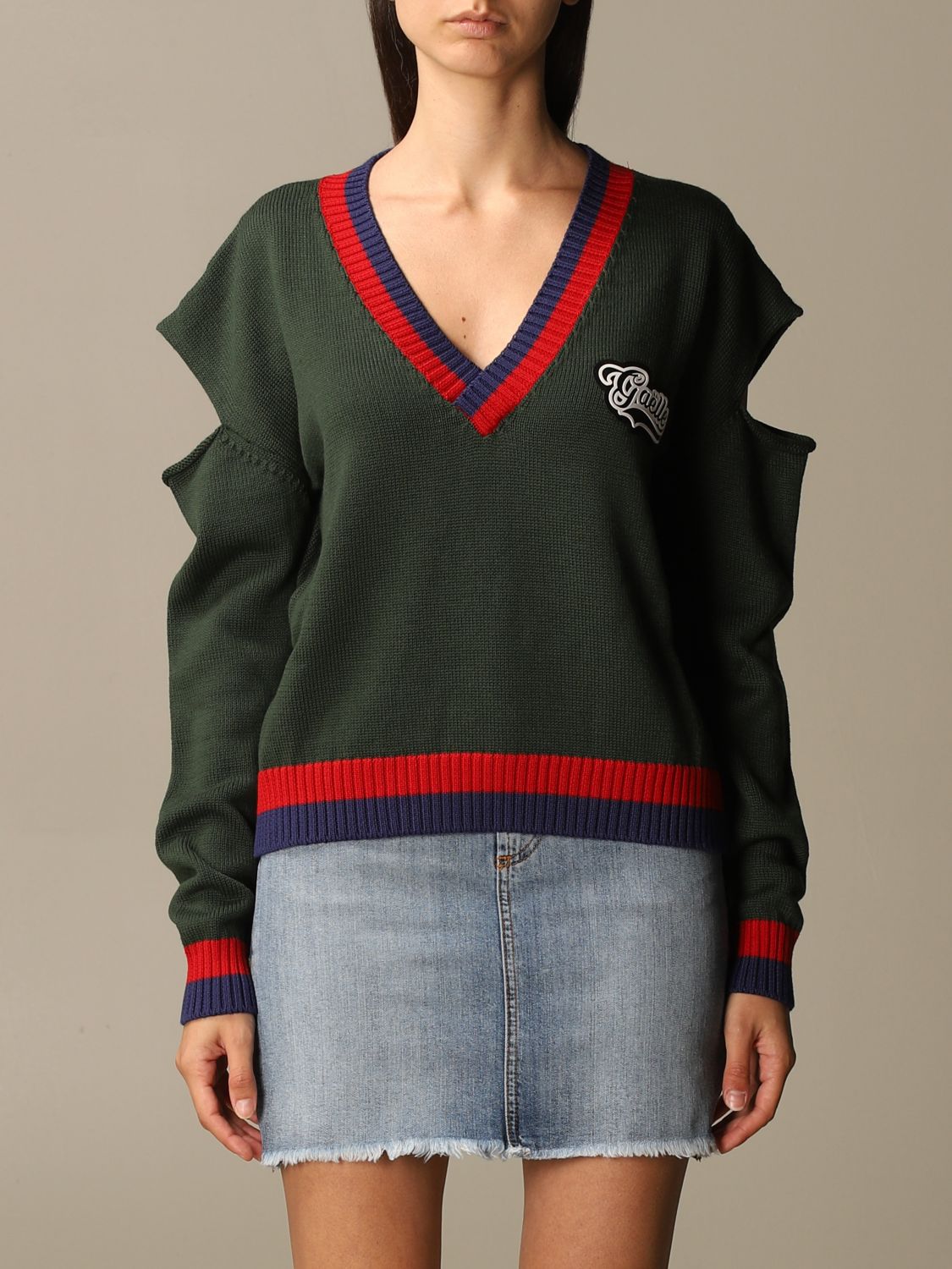 forest green jumper women's