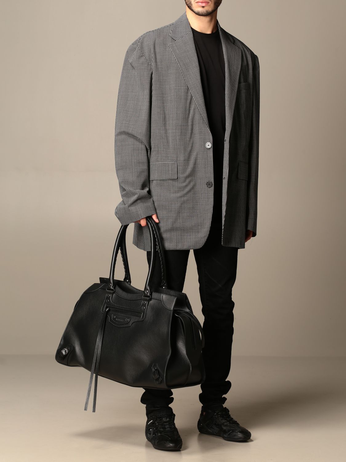 Balenciaga Explorer Messenger Bag In Lambskin in Black for Men  Lyst