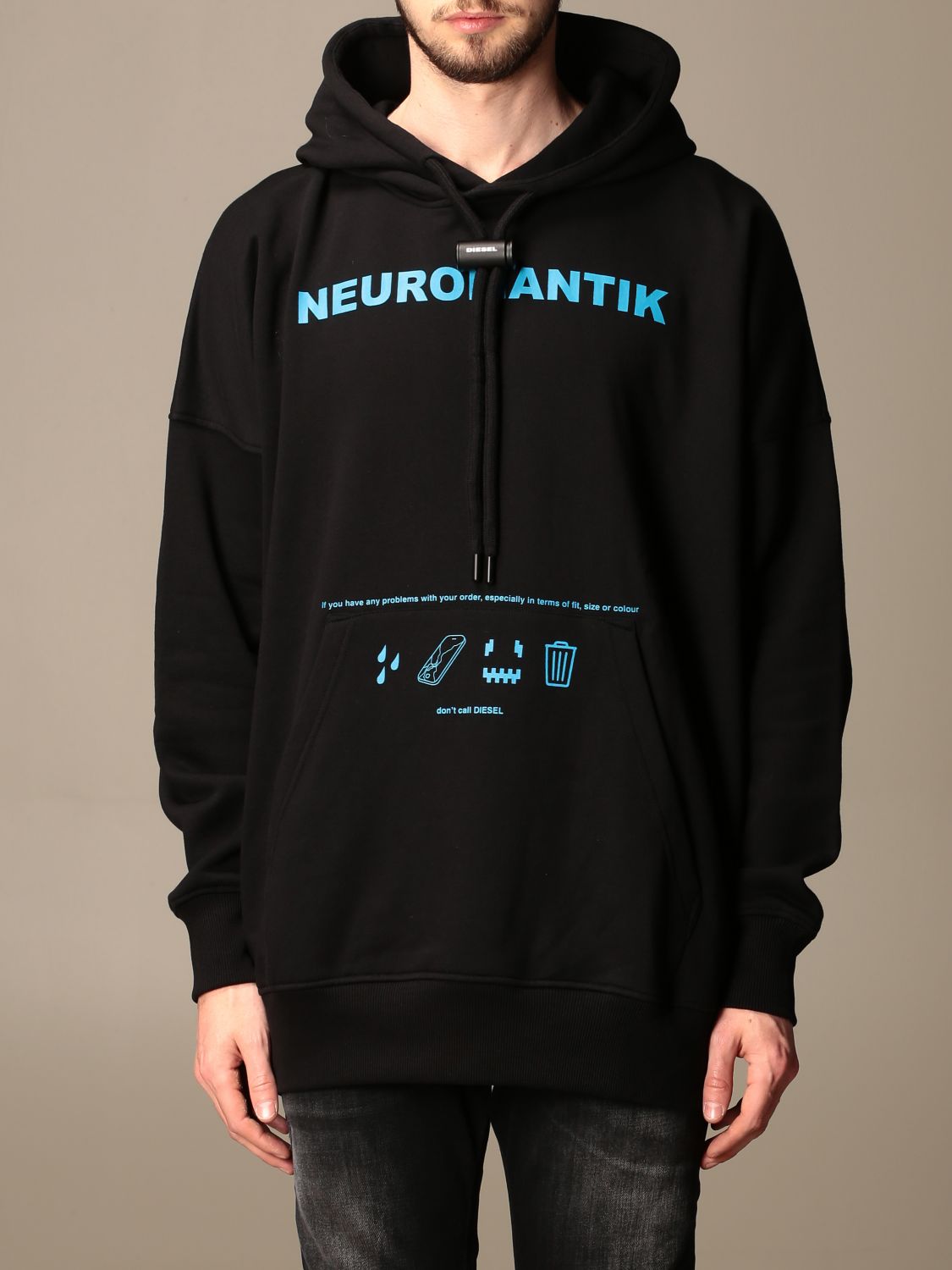 diesel hooded sweatshirt