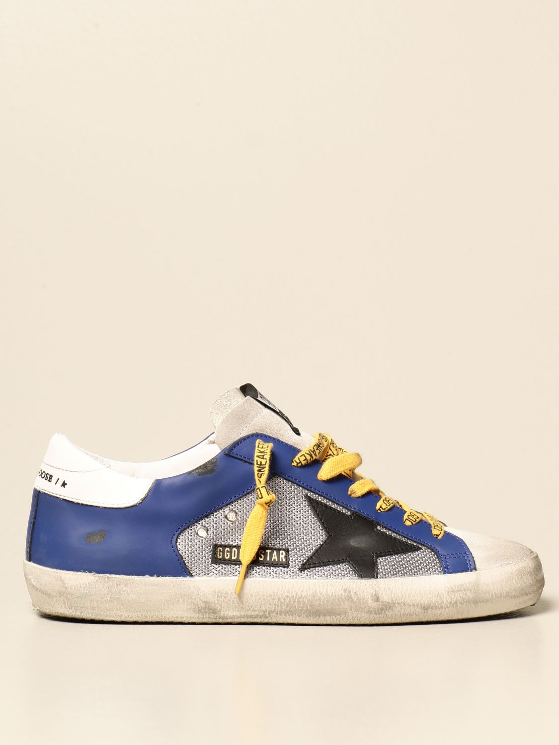 GOLDEN GOOSE: sneakers for man - Blue | Golden Goose sneakers GMF00103 ...