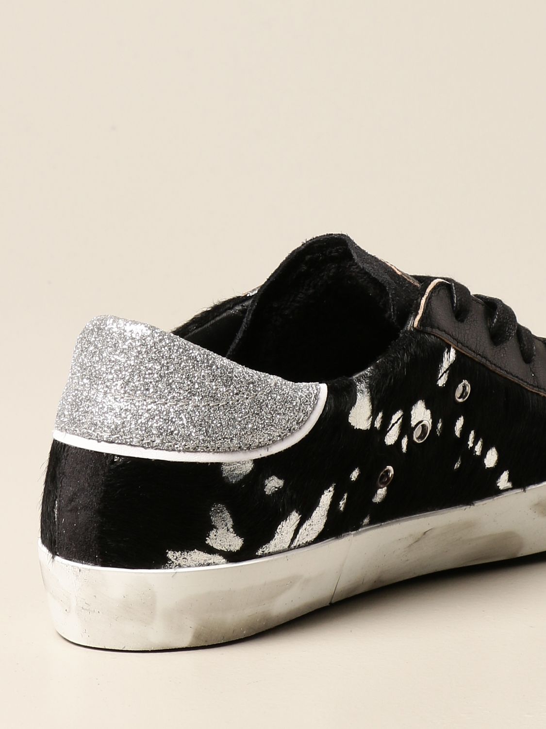 black pony sneakers