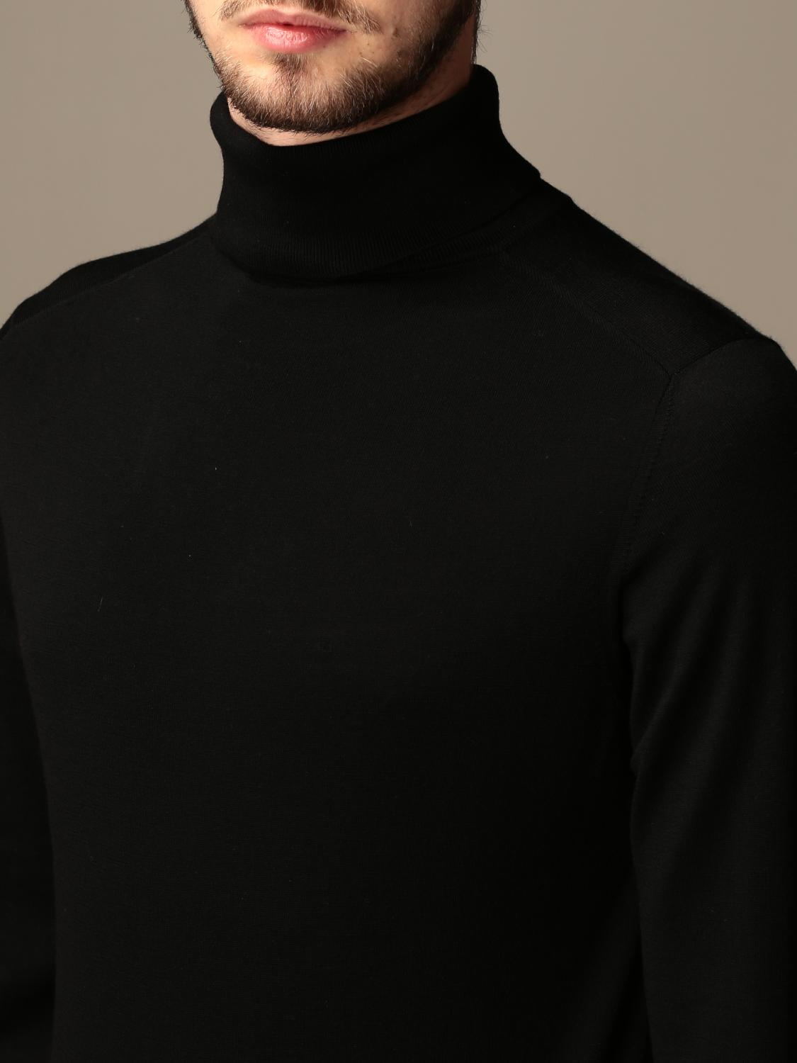 Alpha Studio Outlet Dolcevita basic Nero Maglia Alpha Studio