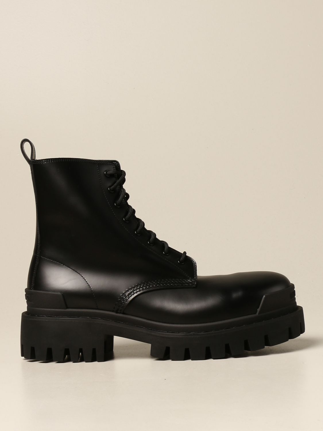 balenciaga leather boots
