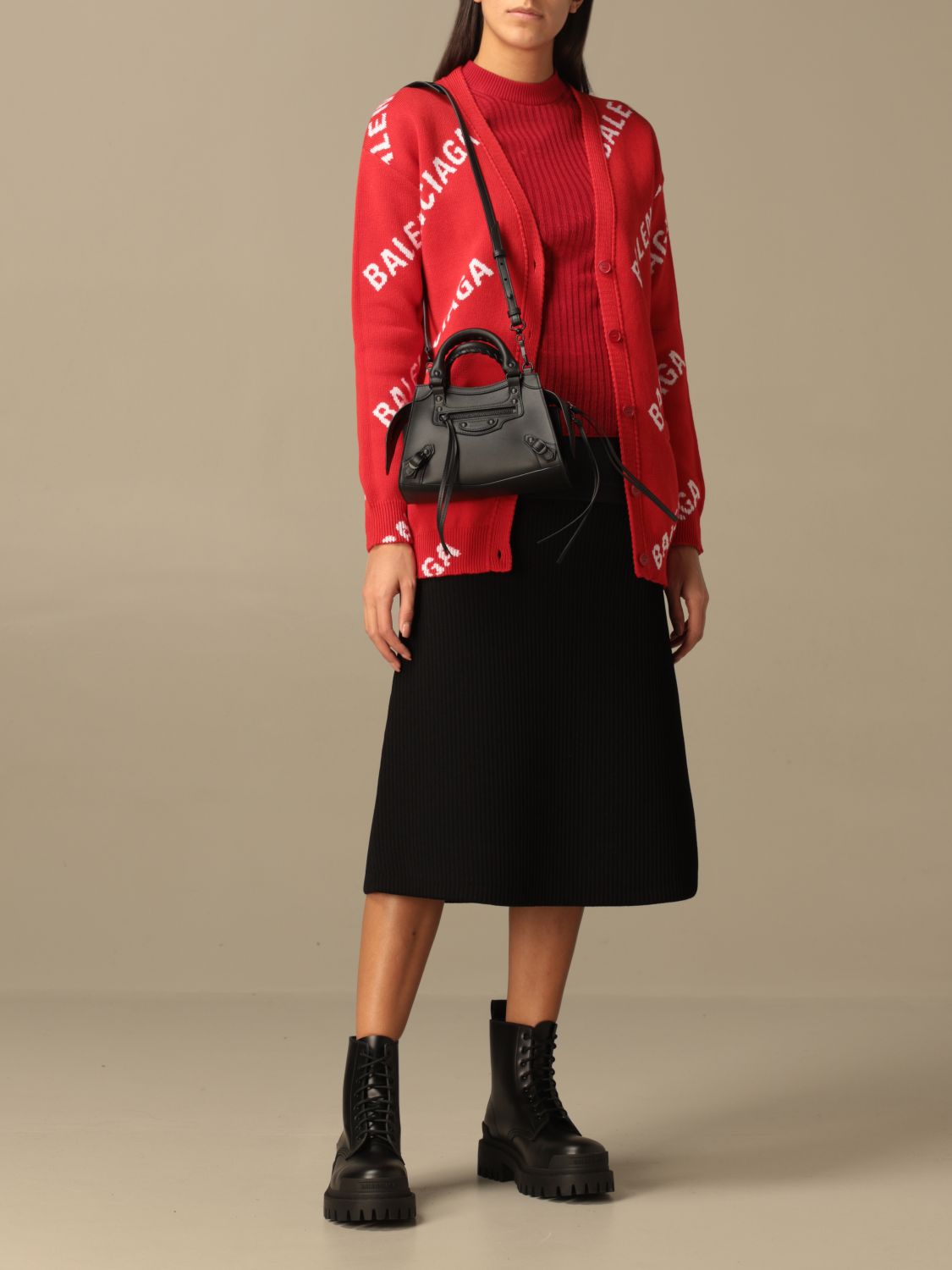 BALENCIAGA: Neo classic city mini bag in leather | Handbag Balenciaga