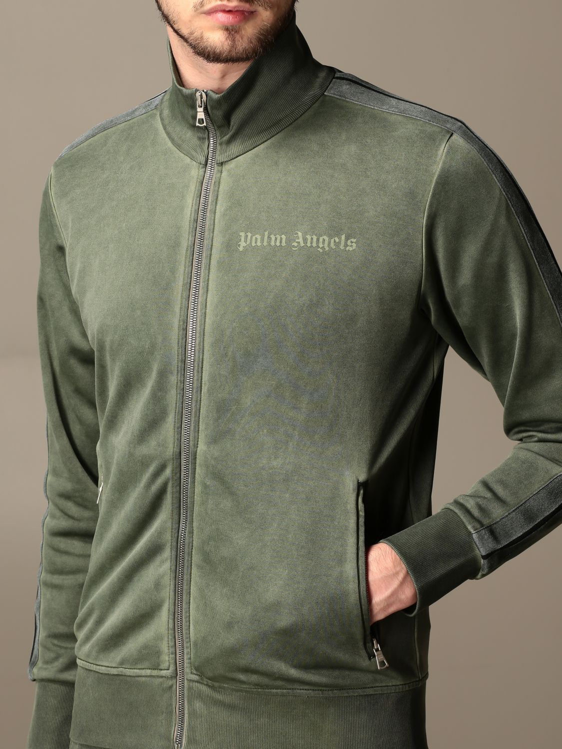 Jacke herren Palm Angels | Jacke Palm Angels Herren Grün Jacke herren Palm Angels | Jacke Palm Angels Herren Grün
