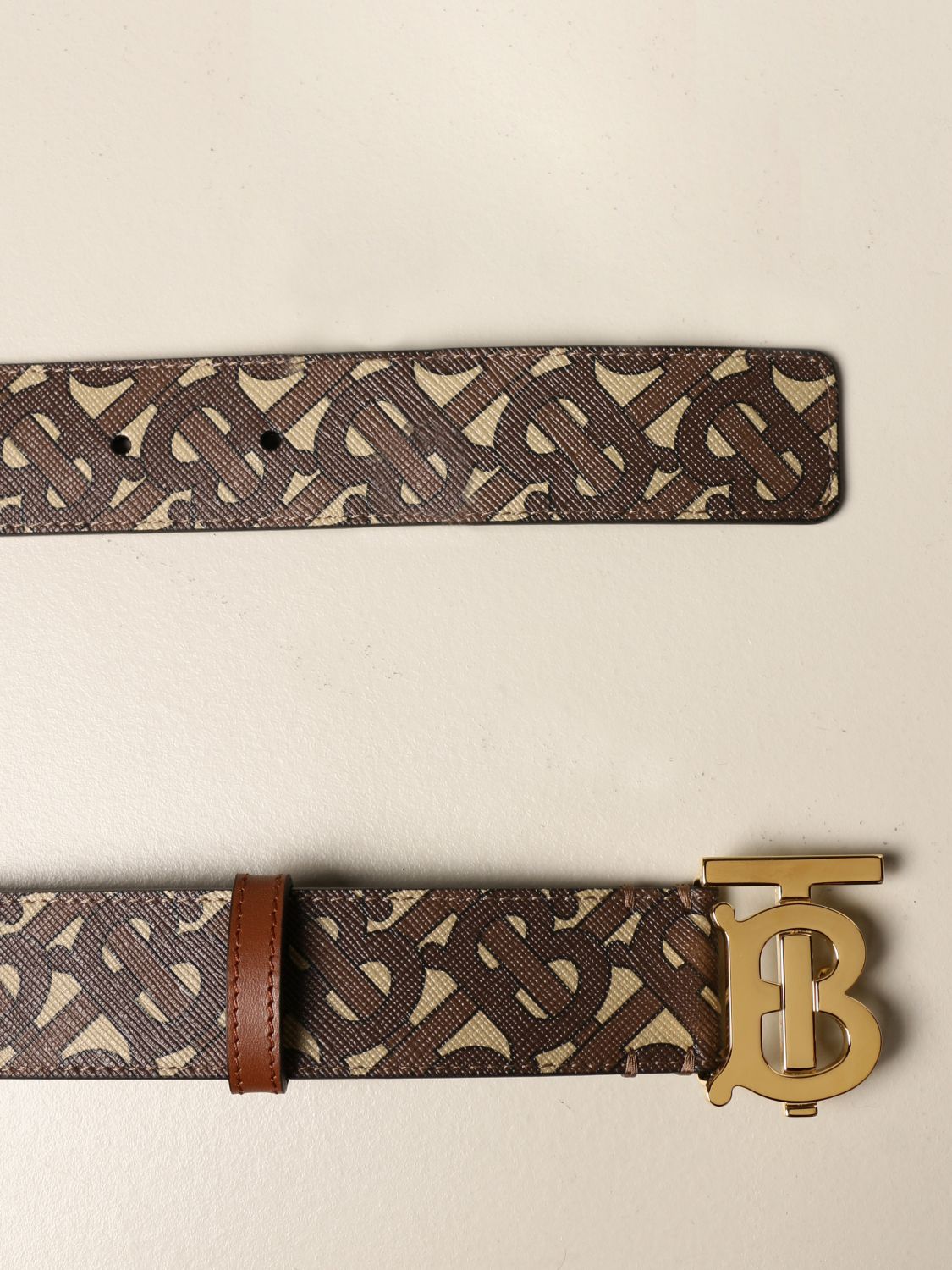 burberry tb monogram belt