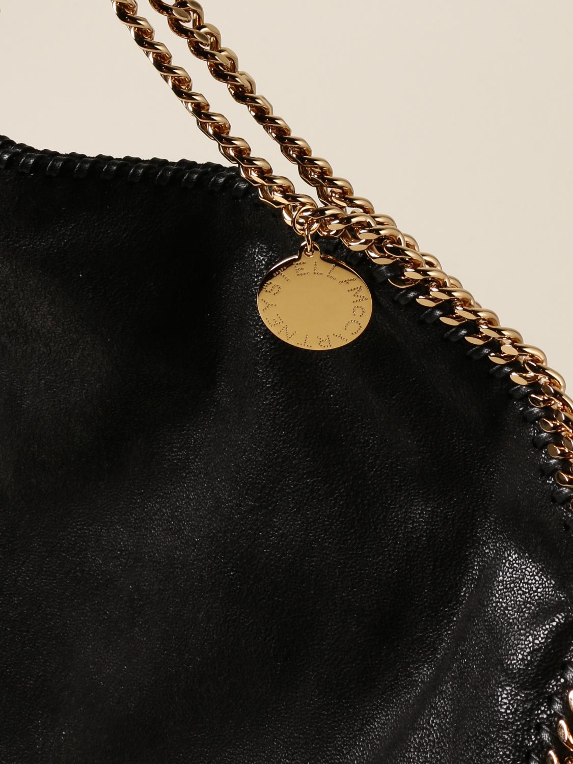 STELLA MCCARTNEY Falabella shoulder bag with chain Black Shoulder Bag Stella Mccartney