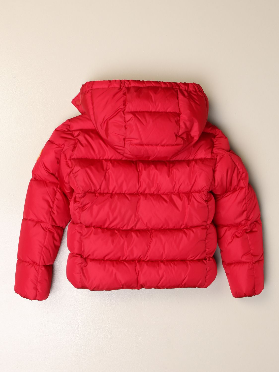 red duck jacket