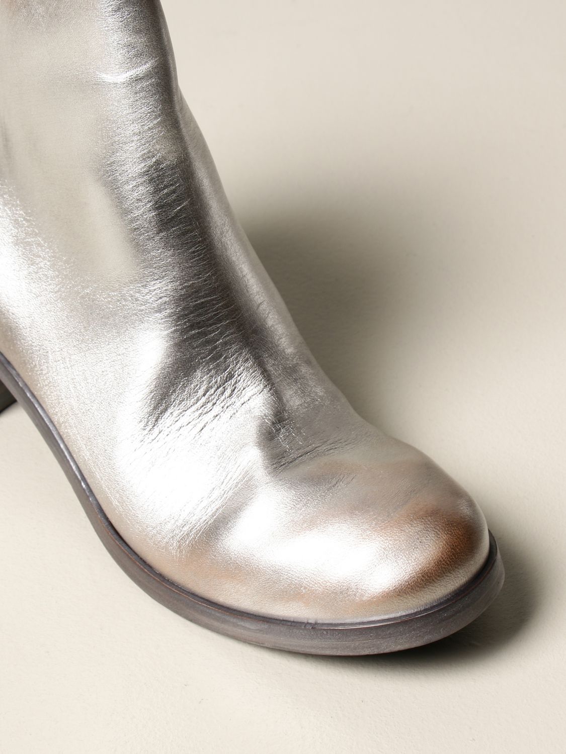 ladies silver booties