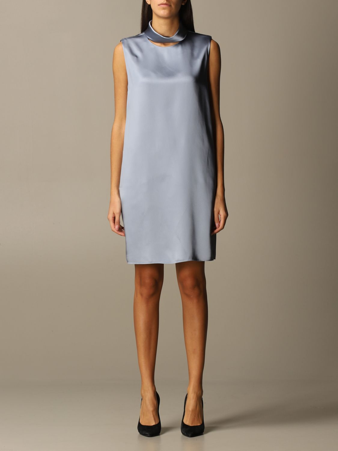 EMPORIO ARMANI: dress for woman - Gnawed Blue | Emporio Armani dress 9NA39T  92016 online on 