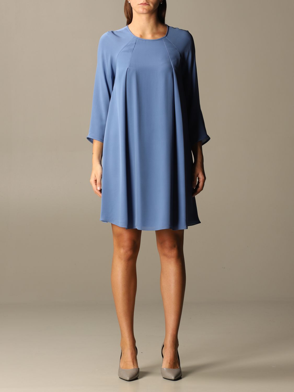 Emporio Armani Blue Dress Clearance, SAVE 56% 